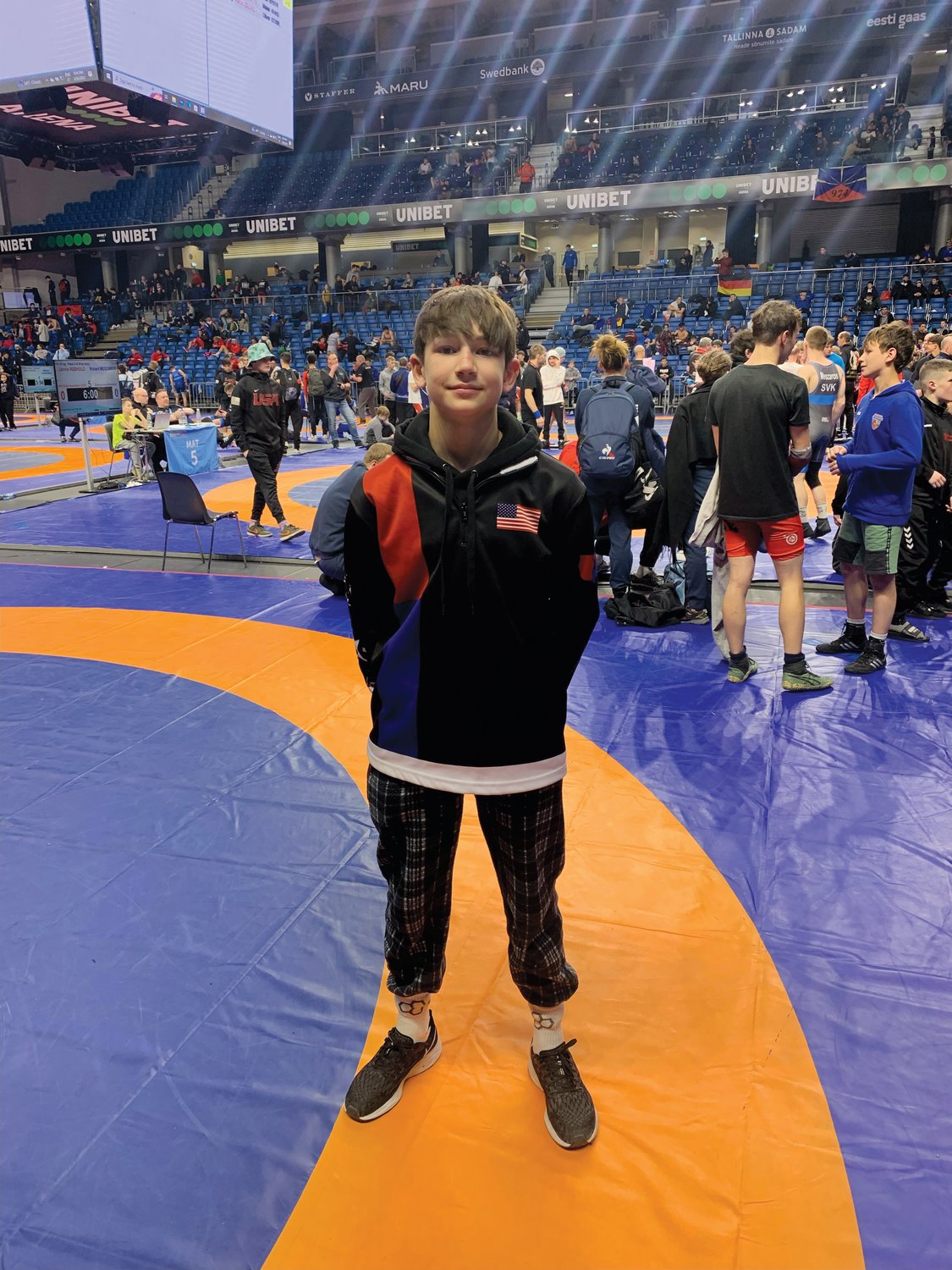 Seaforth freshman Gabe Rogers traveled to Europe last week to compete in the Talinn Open in Estonia.